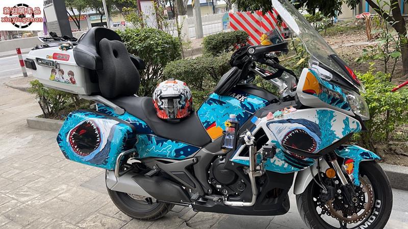 春风国宾650摩托车改装贴花防水反光全车身拉花个性创意贴膜贴纸70