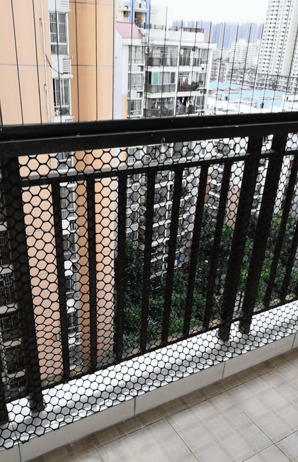 窗户防护网 老鼠防阳台铁丝防护网黑窗户平网格儿童安全楼梯防护网