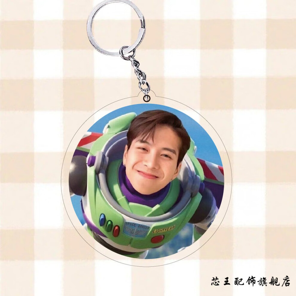 芯王王嘉尔人形立牌亚克力双面钥匙扣粉丝应援周边桌面摆件lxh王嘉尔