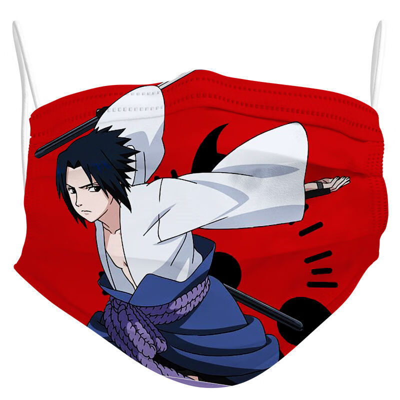 梧珑 新品火影忍者口罩新款火影忍者动漫成人口罩三层护印花国潮风