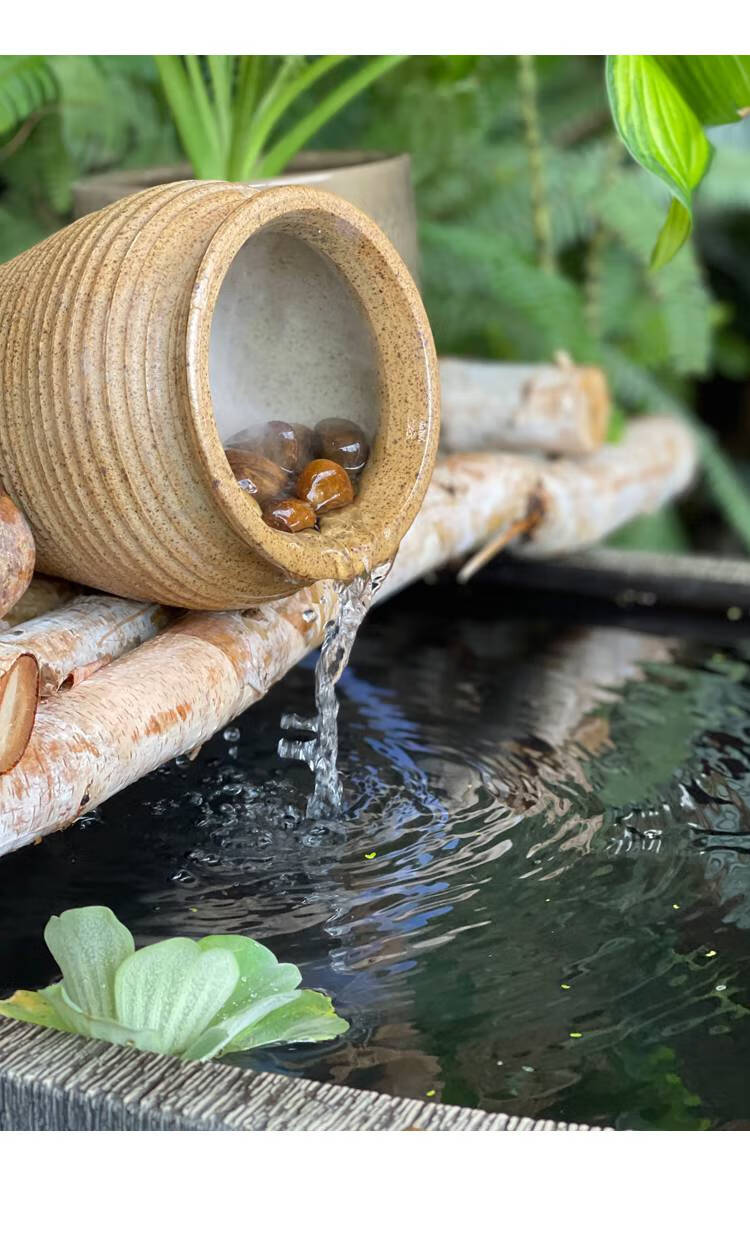水缸 庭院陶瓷大缸种树客厅大型金鱼缸景德镇古法养鱼陶瓷缸睡莲荷花