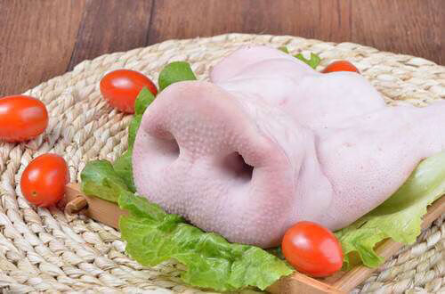 猪鼻子新鲜冷冻猪鼻子猪拱嘴去骨猪鼻猪嘴10-20斤箱 卤菜饭店食材 云