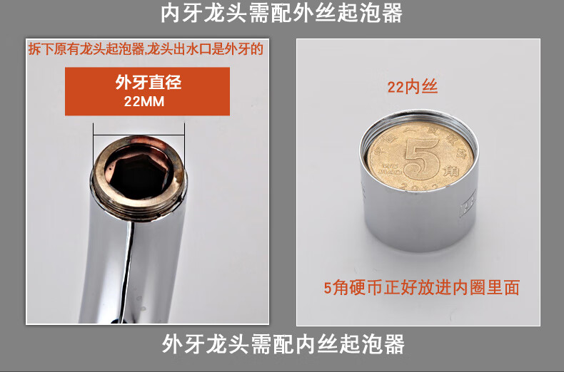 水龍頭濺頭廚房面盆起泡器過濾嘴網內芯節水器出水嘴水龍頭配件24外絲