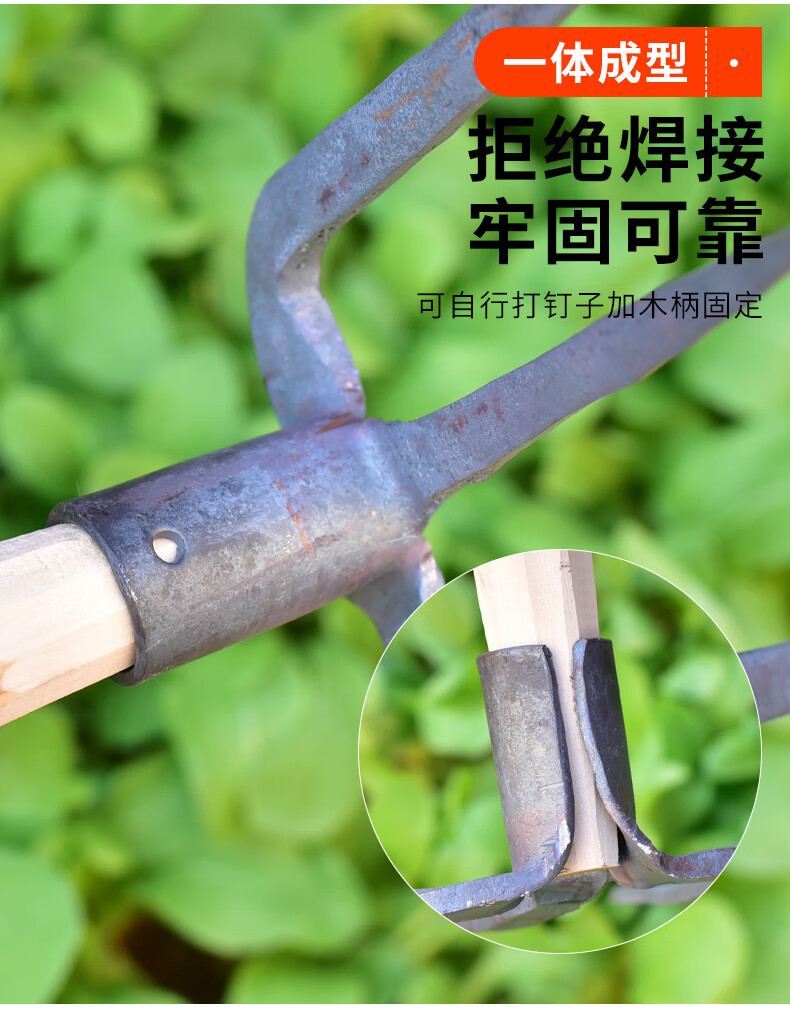 农具大全种地工具农用刨地挖土种地三齿钉耙铁耙平地耙子农具工具大全