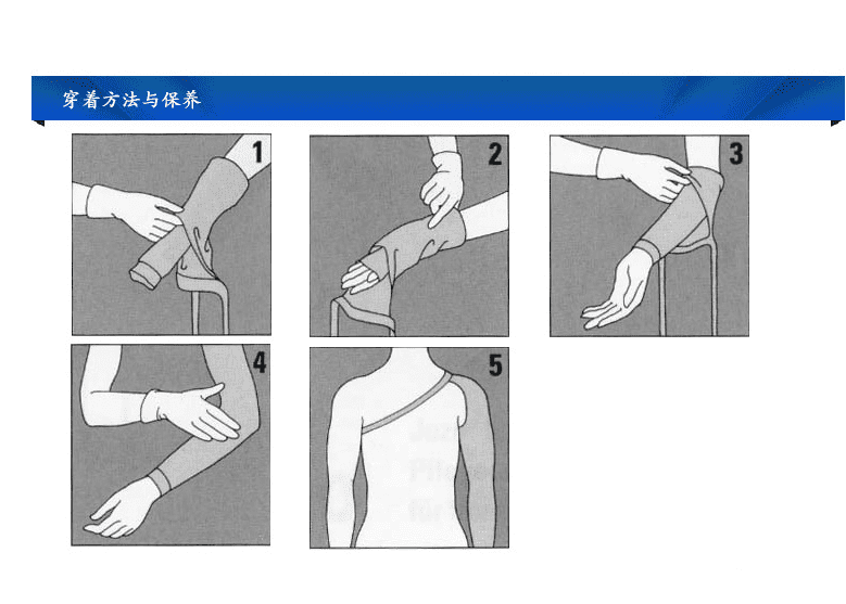 淋巴水肿弹力袖套上肢女男压力手套术后手臂套防肿胀