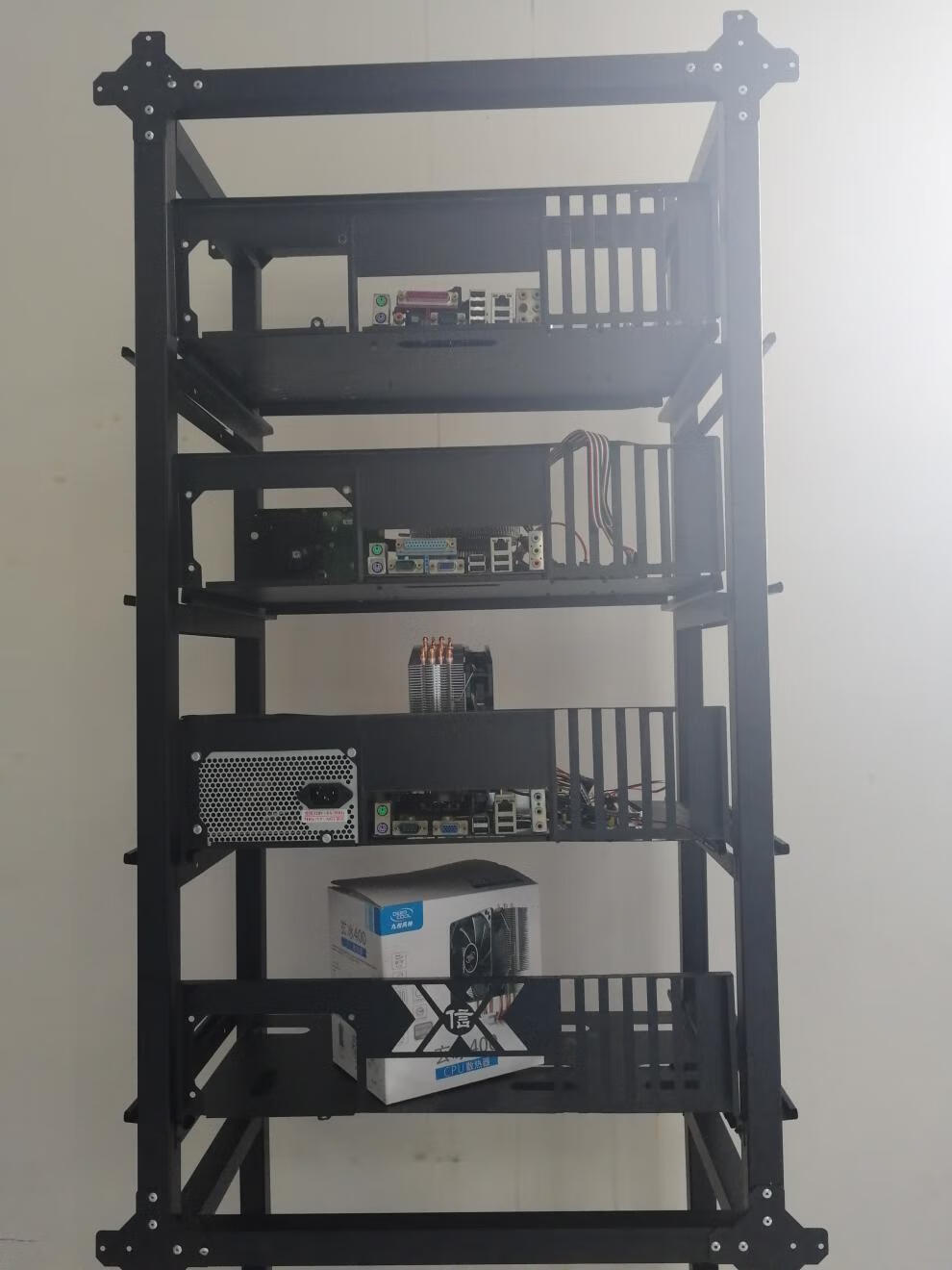 dnf地下城与勇士工作室机箱机架游戏集中机房电脑托盘主板支架8孔pdu