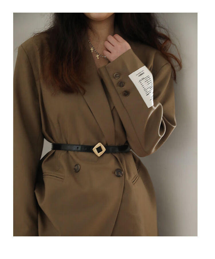 栀束新品连衣裙腰带配饰腰带女配西装裙子时尚连衣裙毛衣腰封细款装饰