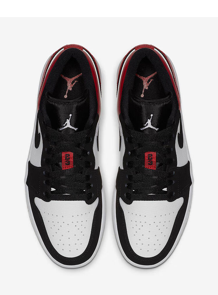 纯原 正确版 纯原 low低帮篮球鞋black toe黑脚趾 情侣休闲运动鞋