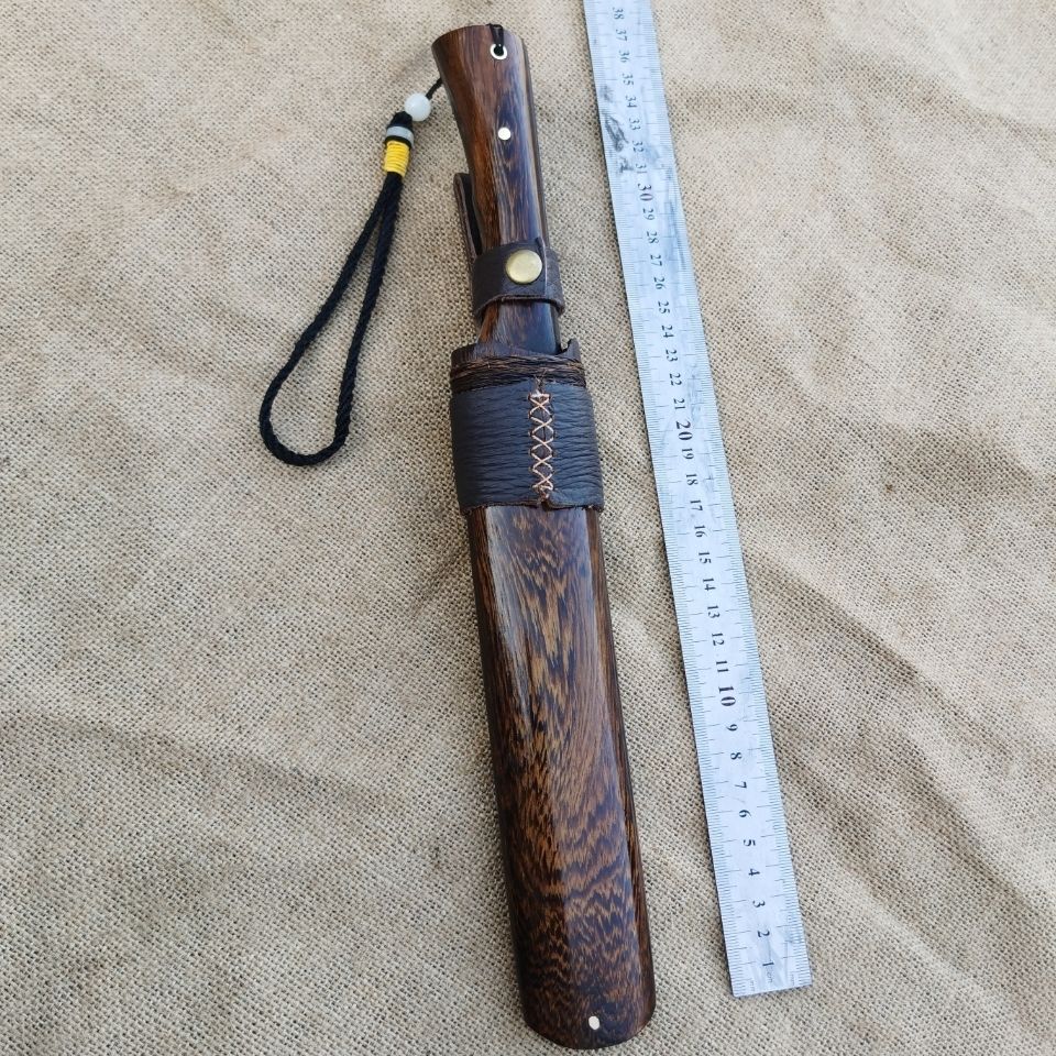 户撒手工刀锻打柴刀阿昌族刀锋利家用小刀短刀大号尼泊尔