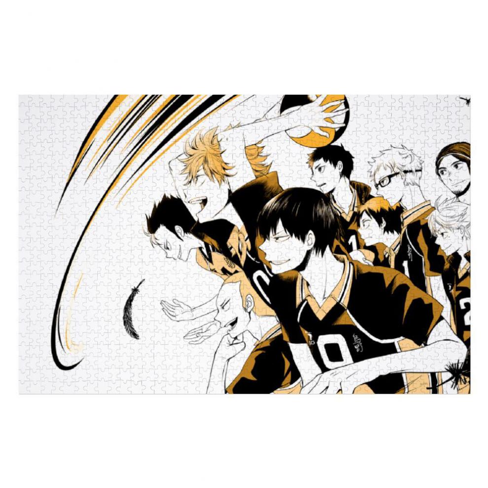 排球少年拼图排球少年拼图动漫木质拼图日向翔阳影山周边玩具减压9月