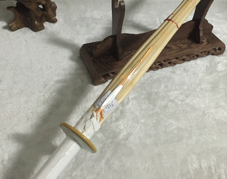 竹剑39a竹刀剑道道二刀流训练习居合气道日本cosplay木刀短款80cm儿童