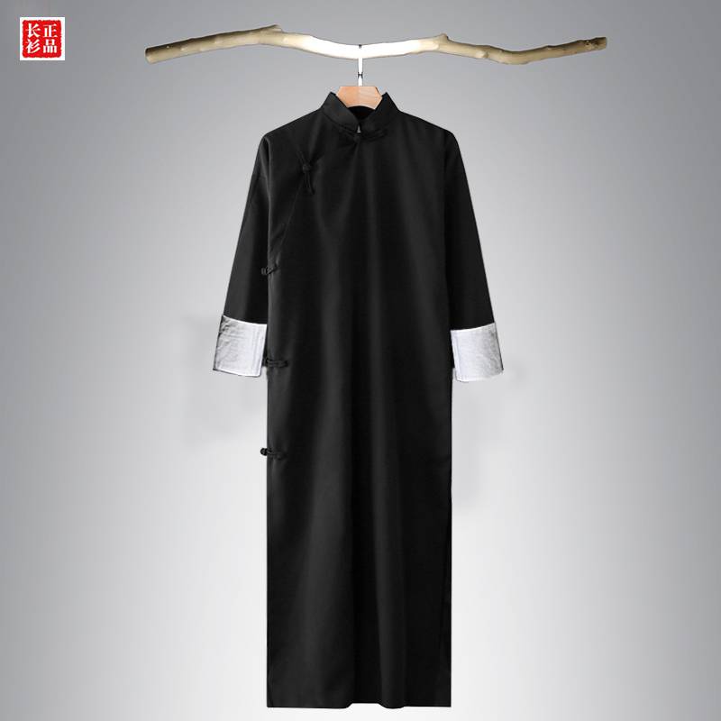 民国风长衫男女夏中式伴郎礼服装长袍大码马褂张云雷同款相声大褂