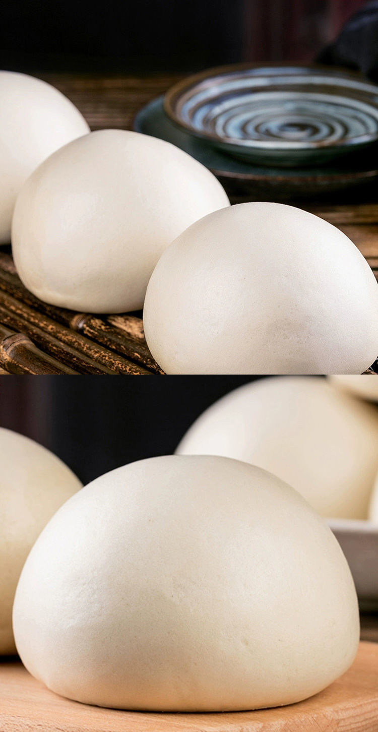 山东馒头纯手工老面馒头早餐食品高庄馒头包子粗粮食品白馒头老面馒头