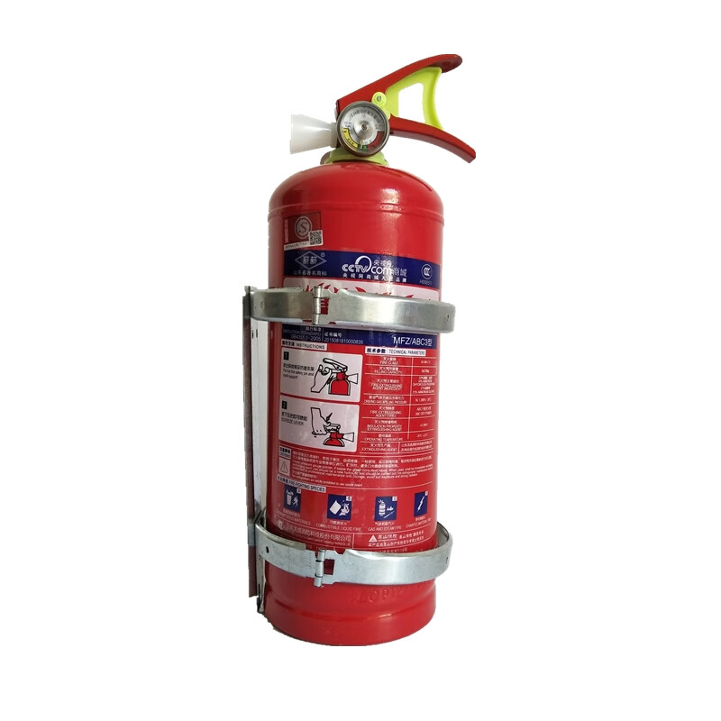 灭火器挂架通用4kg 3kg 墙上挂钩卡扣壁挂式灭火器架子固定架支架 五