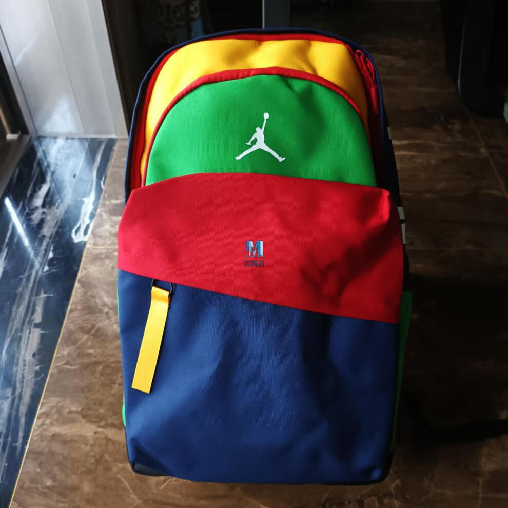 【腾讯体育】nba联名书包nba防水双肩包男23号书包女aj1空军一号篮球