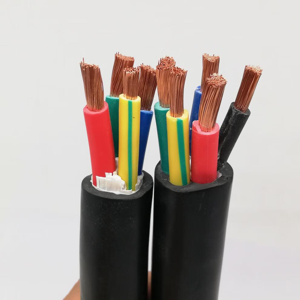 铜芯4 5芯电线rvv1.5 2.