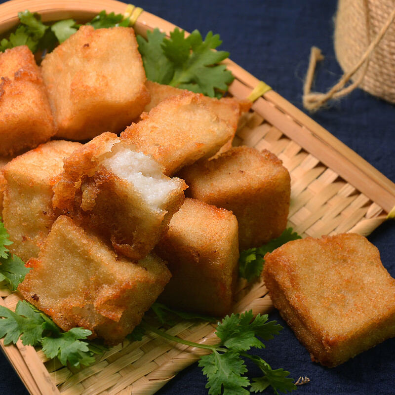 菜粿萝卜糕生制泉州安海白塔菜头粿福建闽南特色小吃菜果500g 1斤菜 