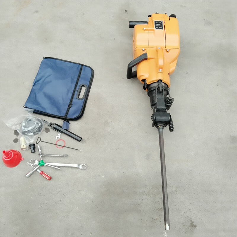 yn27c内燃式凿岩机岩石水泥路面冲击破碎手持钻机矿山凿岩机风钻