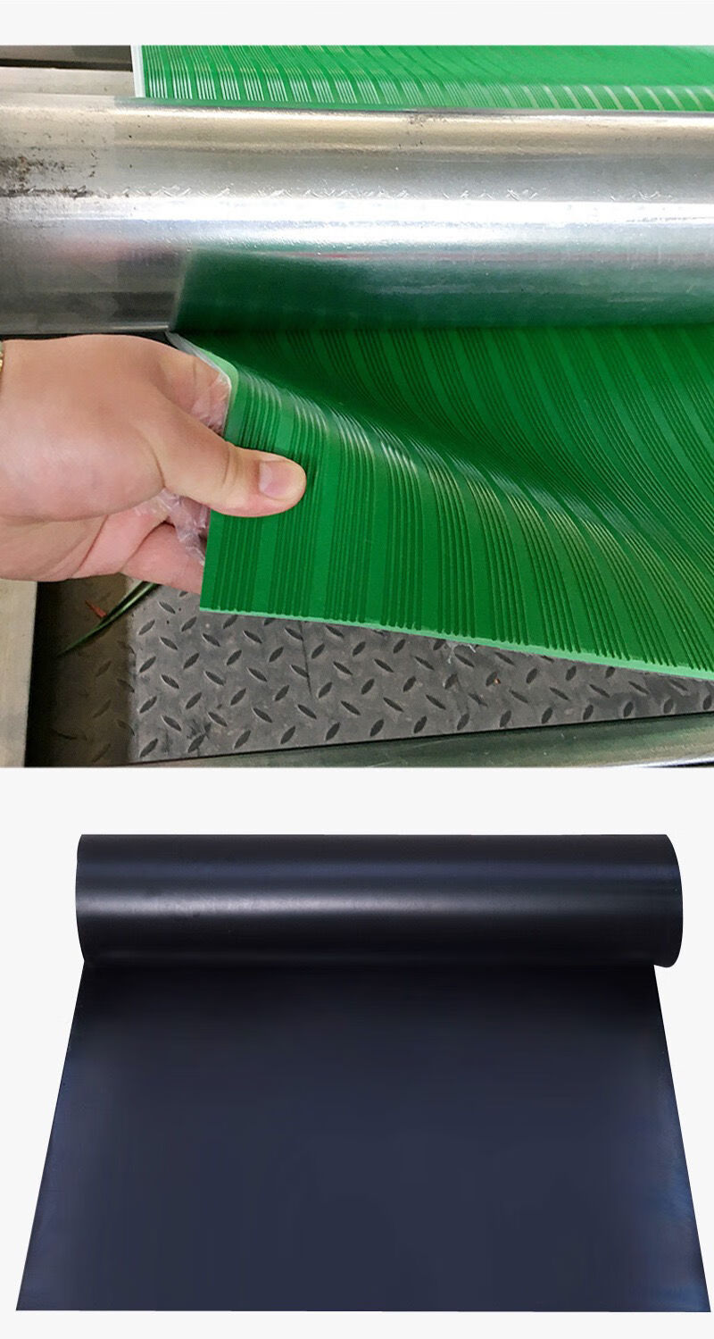 10kv绝缘胶垫变电站配电房铺地胶板黑胶皮密封高压防滑耐磨地毯室 黑