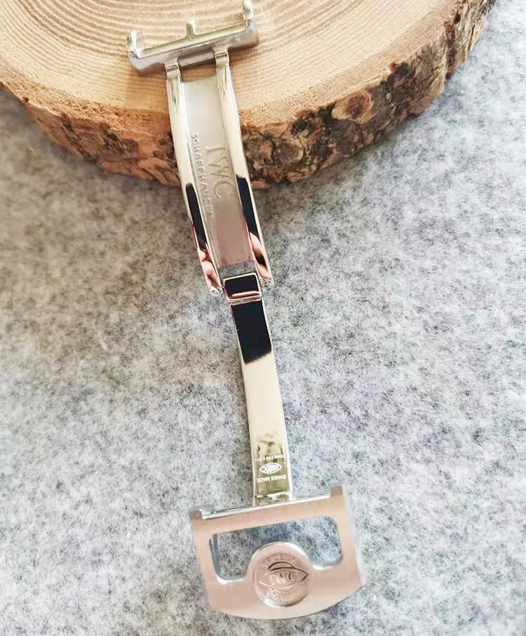 代用万国飞行员柏涛菲诺葡萄牙七日链配件折叠扣表扣精钢表带扣头a款