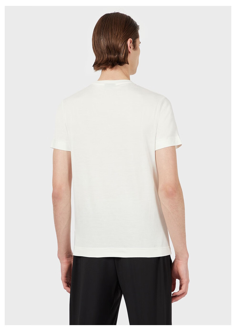 emporio armani 阿玛尼 2021春季新款男士棉质徽标图案短袖t恤衫 0101