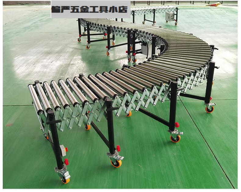 动力滚筒线输送机伸缩传送带可升降转弯装车电动流水线滚筒输送机 多