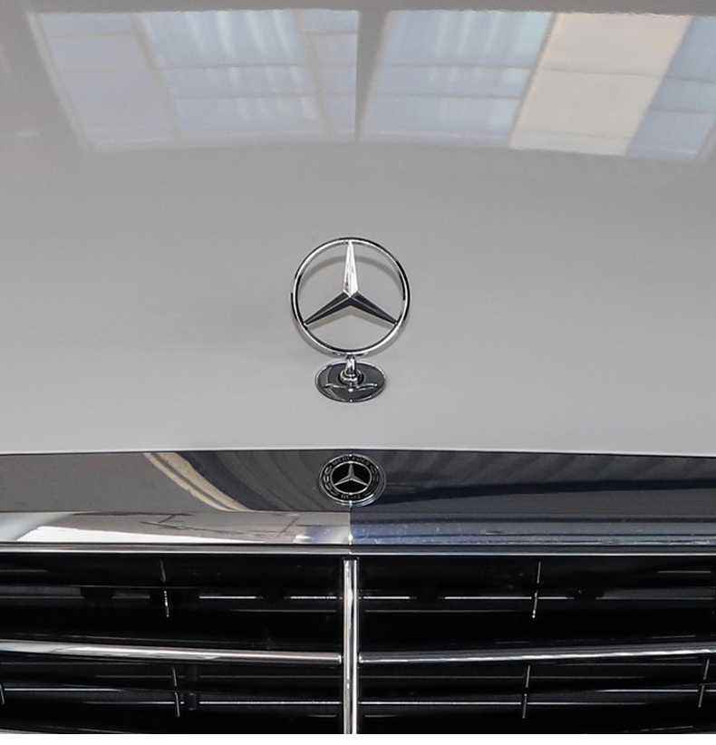 适用于奔驰立标款车标引擎盖标ecs级e300ls350c200lc1802e级原车款