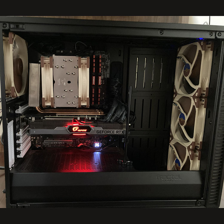 显卡背板散热器 rtx3090电脑显卡背板纯铜散热片3060 3080显卡散热器