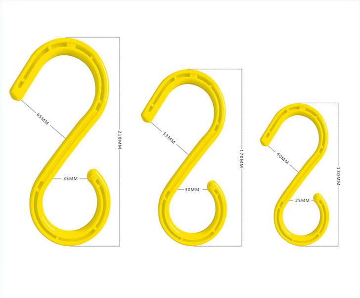 工地电缆电线挂勾架子管s形挂钩绝缘挂钩s型脚手架塑料钩子核电厂 不