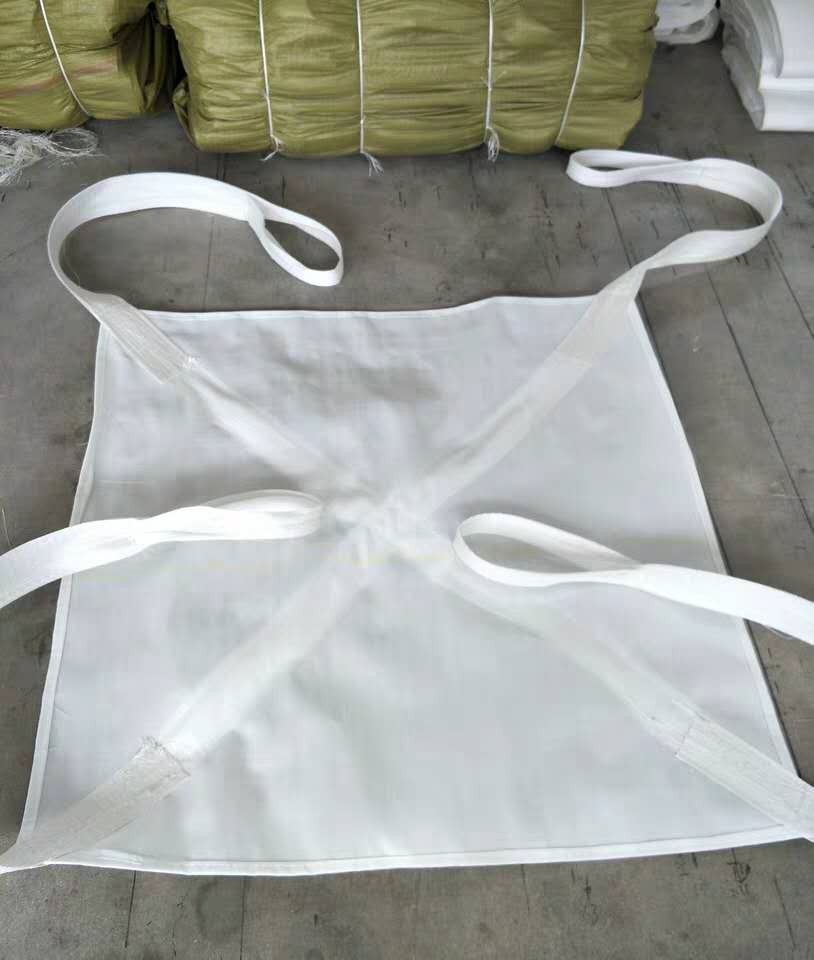软托吨袋吊装袋吨包片吊袋加厚太空吨包袋吨兜2吨软托盘吊兜吊包 白色