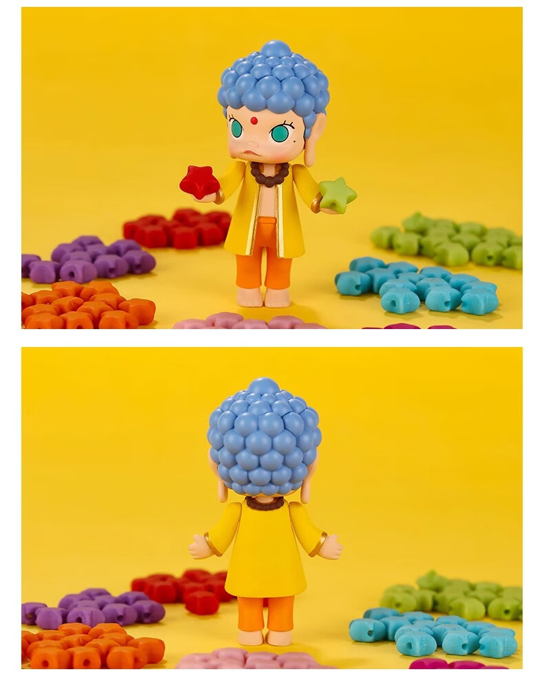 泡泡·玛特molly西游系列盲盒娃娃公仔二次元潮流手境珧 隐藏【图片