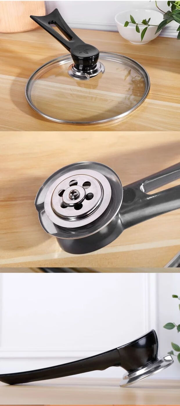 锅盖把手不锈钢手柄玻璃锅盖帽烫把手锅盖头17厘米欧式柄