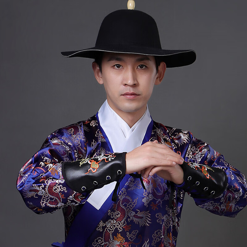 古风护腕束袖明制汉服刺绣锦衣卫飞鱼服男武侠配饰山