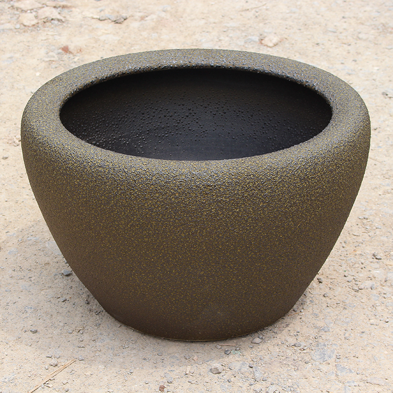 瓷小奴粗陶地缸景德镇陶瓷鱼缸水缸养鱼庭院特大号睡莲荷花缸室外养鱼