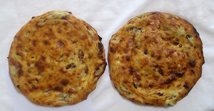 新疆特产手工烤馕饼馕坑羊肉香馕传统糕点心小吃风味披萨美食 1个肉香