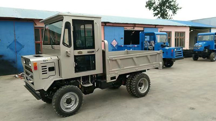 四驱农用车柴油工程四轮拖拉机改装自卸矿用运输爬坡载重王 单缸28