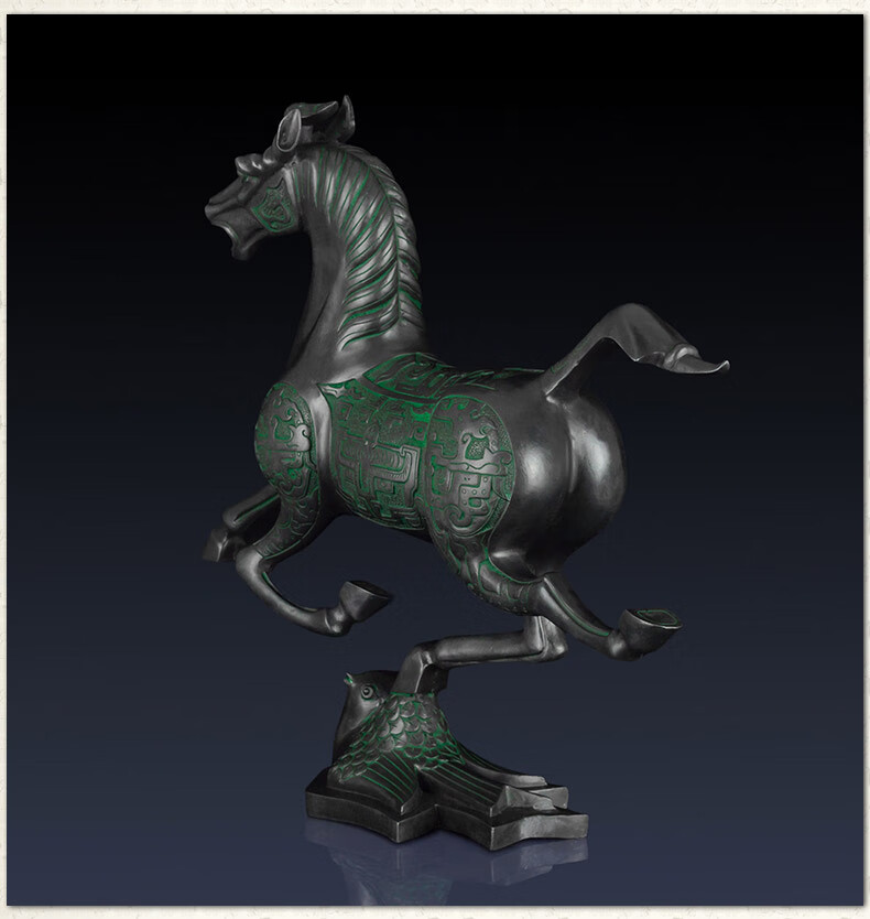 物方轩铜马摆件马踏飞燕铜奔马马到成功客厅家居办公室饰品公司新店