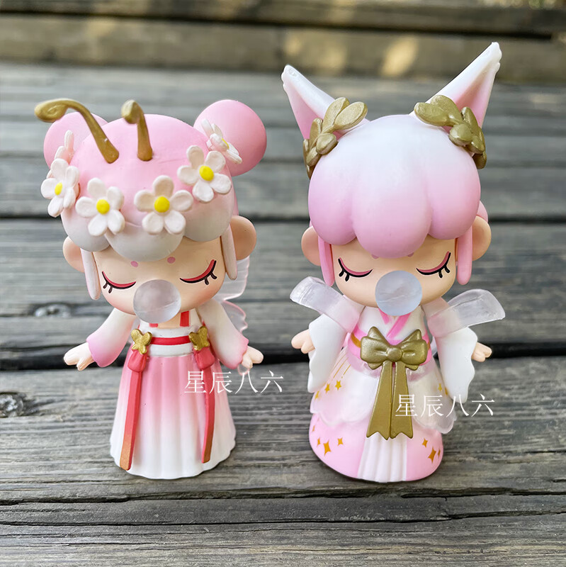 万代(bandai)高品质祖国版夏至小贵妇嫦娥盲盒隐藏款春生夏长下午茶