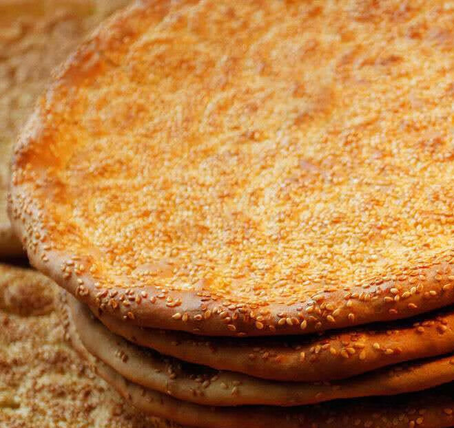 新疆馕饼烤馕芝麻馕皮牙子馕硬馕囊大饼特产非真空包装一张皮牙子馕