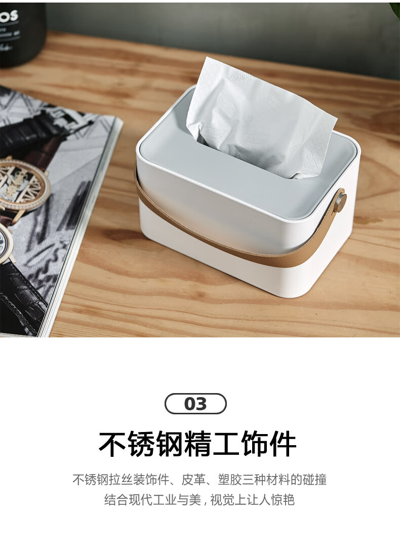 2022新款无芯卷纸筒盒无芯卷纸盒桌面卫生间中心抽创意圆筒纸盒简约