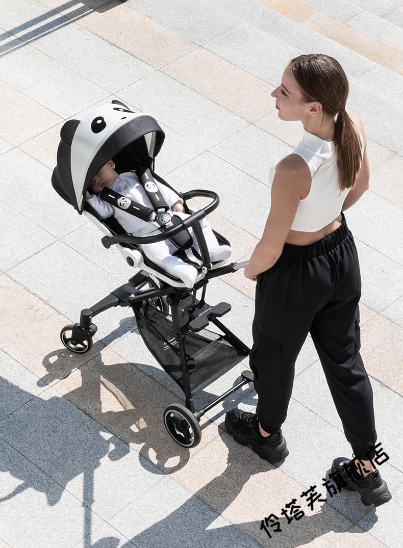 babyruler婴儿车普洛可溜娃神器可坐躺轻便折叠宝宝手推车遛娃童车高