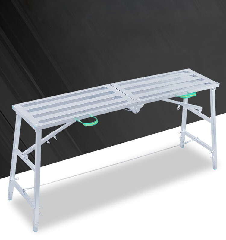 柏忠 多功能马凳折叠装修脚手架子可升降室内马凳梯子施工程刮腻子