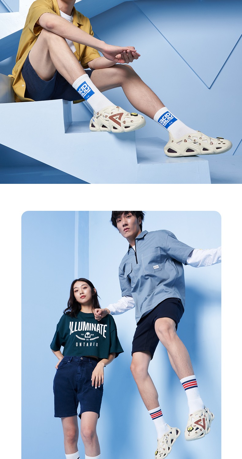 匹克态极洞洞鞋男女2022夏季新款超轻外穿速干透气防滑凉鞋女潮拖鞋