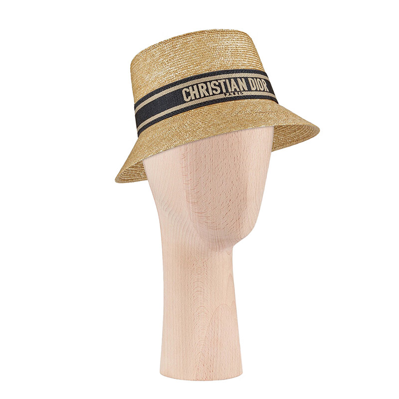 dior迪奥dioresort 窄檐帽草编沙滩遮阳帽11drt952g180 c530深蓝色