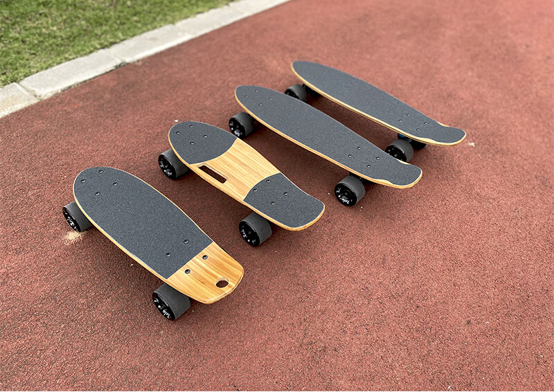 迪卡侬小鱼板同款代步竹单翘板小鱼板便携四轮儿童成人青少年刷街