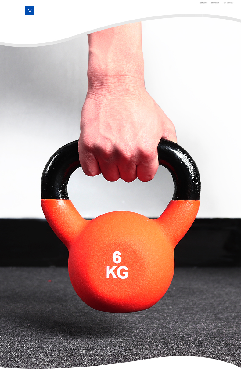 壶铃健身家用男士12kg小壶铃球女性竞技训练器材提壶哑铃 16kg壶铃