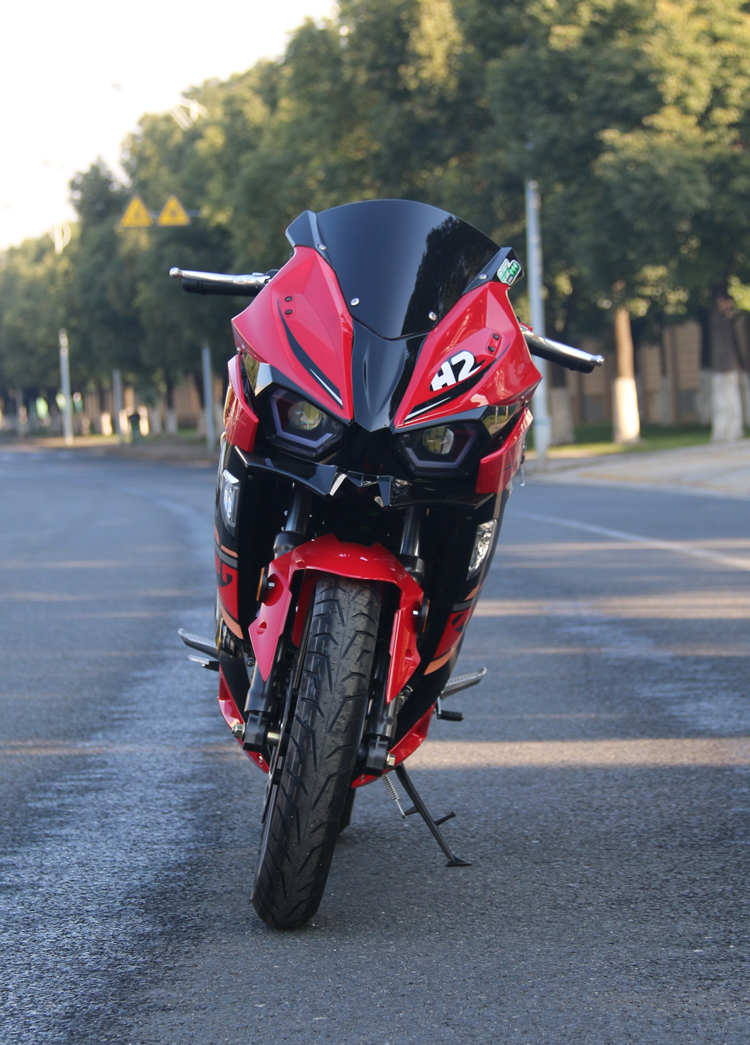 全新可上牌h2摩托车跑车400cc双缸水冷重型机车地平线趴赛公路赛磨砂