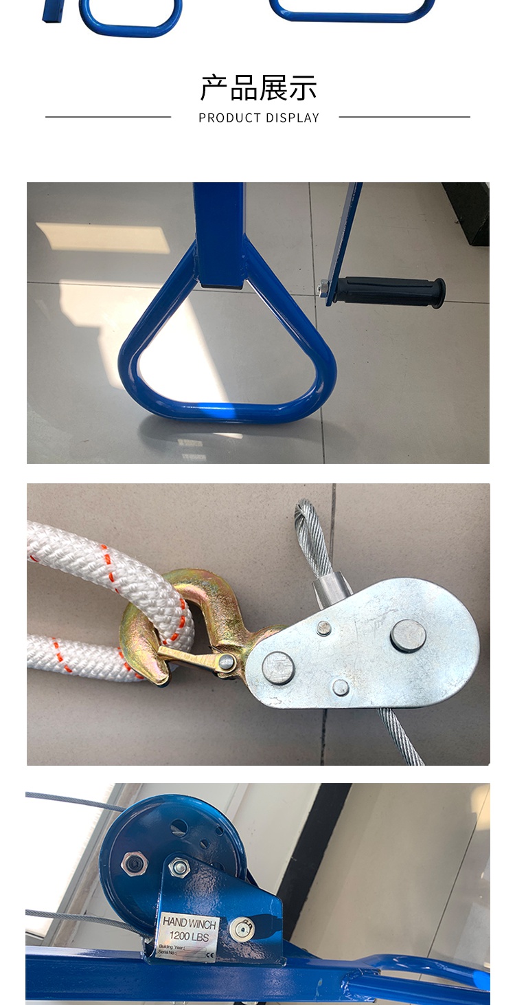 母牛用助产器加厚奶牛接生摇轮大拉力下牛犊助产畜牧可旋转双钢丝