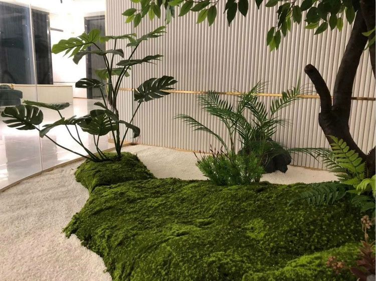 现货直发仿真绿植墙青苔藓草皮仿真青苔草坪盆景草坪绿植场景橱窗假