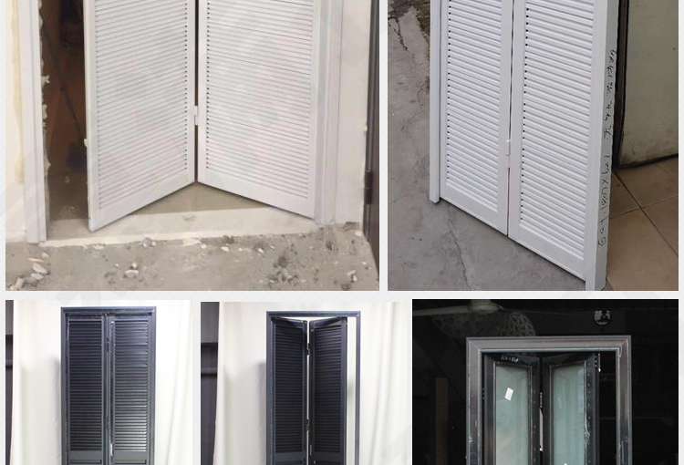 奥菲尔百叶折叠门小卫生间门厕所门钛镁铝合金洗手间厨房门阳台门浴室